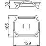 Мыльница FRAP F333